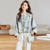 Spring 2025 Retro Chinese Style Loose Jacquard Fashion Outerwear for Women
