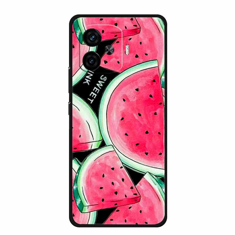 Black Silicone Case For Vivo iQOO Z9 Turbo Plus Case Z 9 Turbo Coque Soft Back Cover For Vivo iQOO Z9 Turbo Phone Case Cartoon