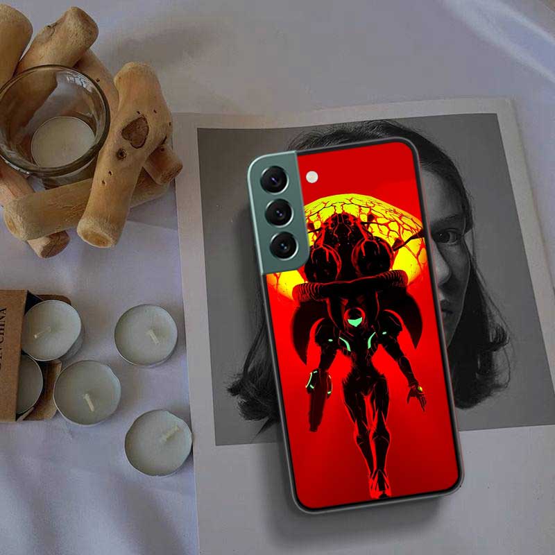 

Game M-METROID Phone Case For Samsung Galaxy S22 S25 Ultra S21 S10 Plus S26 Edge S20 S23 S24 FE Cover Silicone Soft TPU Clea Samsung S26 Ultra 5G