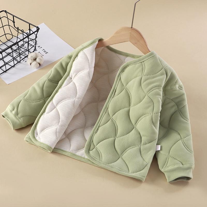 2-9 Years Kids Winter Autumn Padded Coat Button Jacket