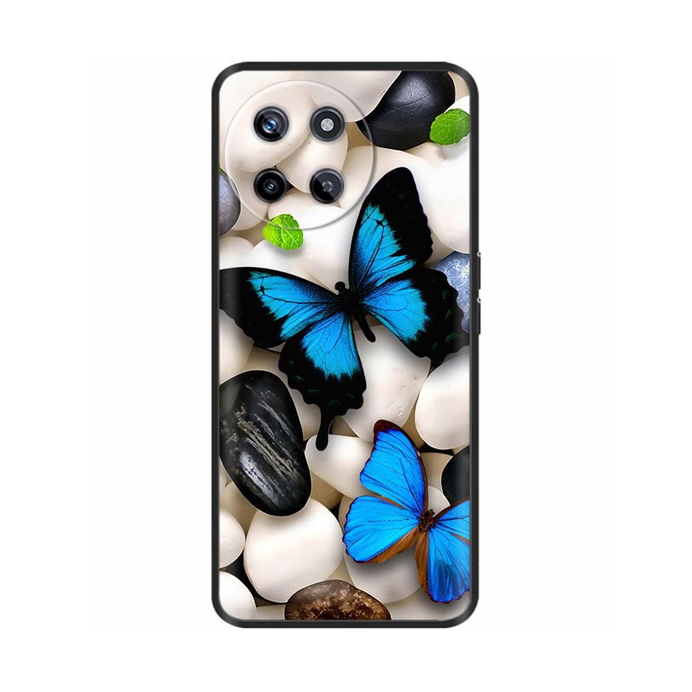 For Realme 11 4G Case Global Luxury Painted Cover for Realme 11 4G 6.4'' Shockproof Shell for Realme11 4G Soft Cases Capas Coque