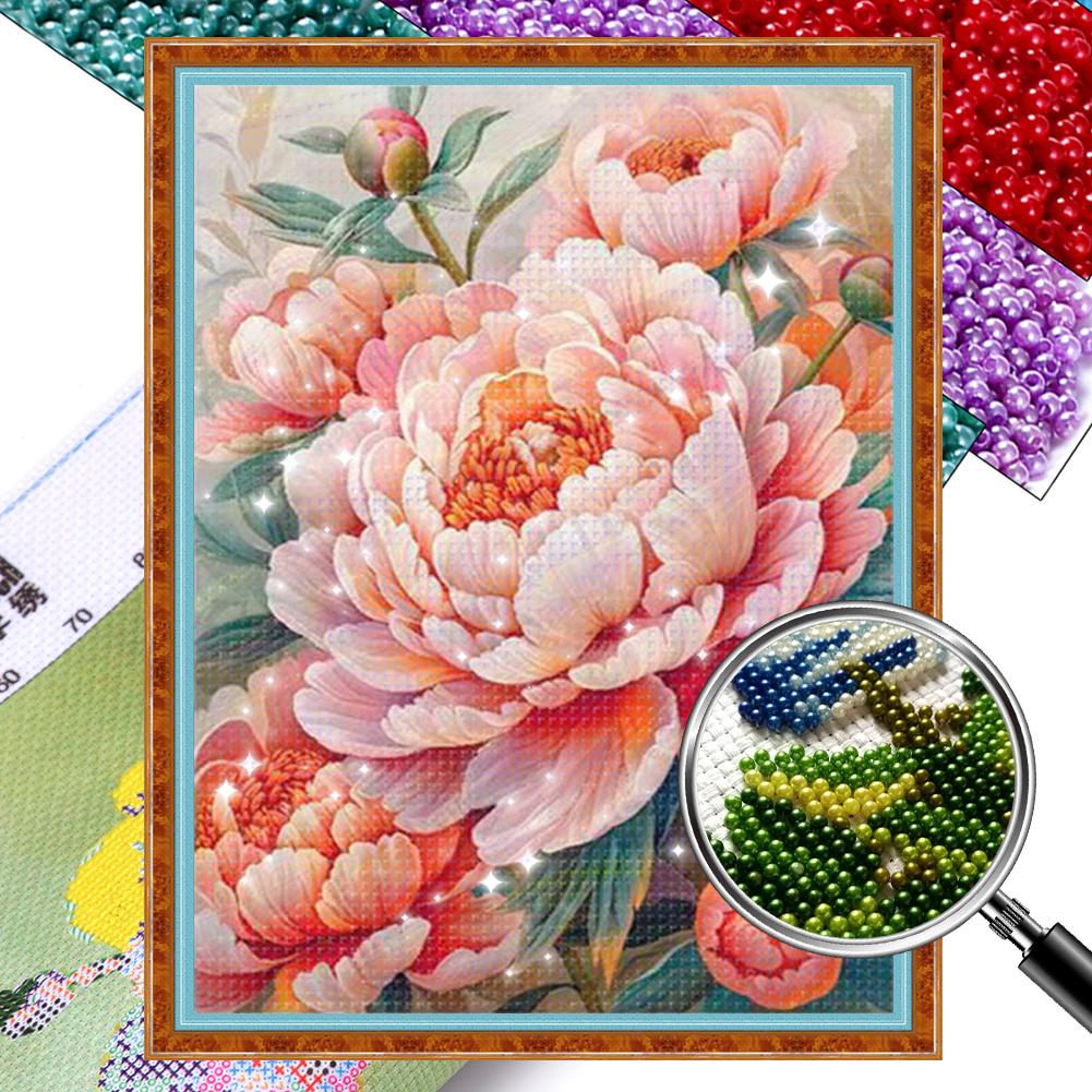 

Набор для вышивания крестом 11CT с принтом цветов и полным вышиванием бисером, домашний декор