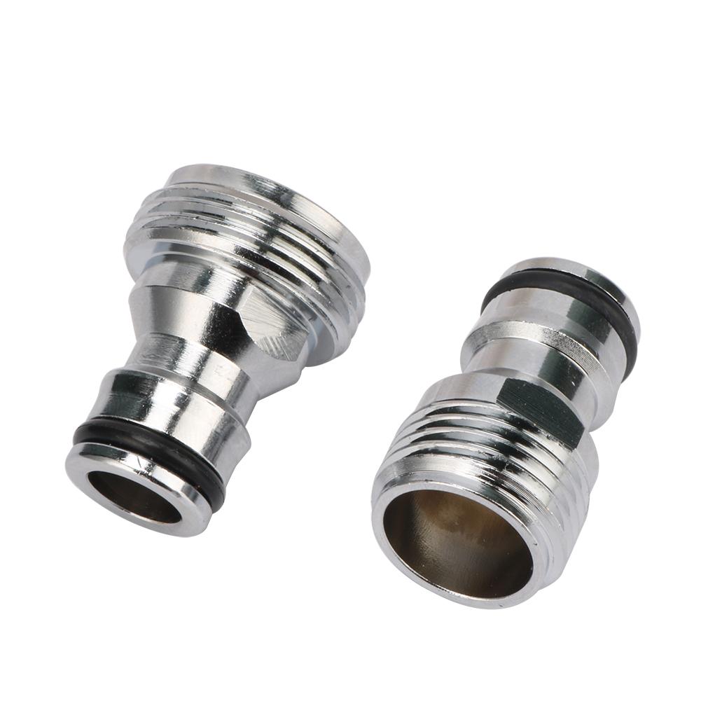 Adaptador Universal Conector para Torneira de Cozinha, Adaptador para Mangueira de Misturador, Conexões para Marcenaria, Rosca Fêmea/Macho de 1/2" 3/4"