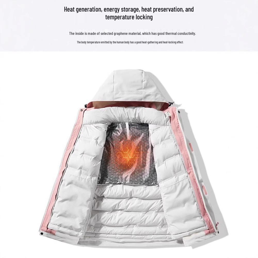 Camel Outdoor Women's 3-in-1 Waterproof Down Parka for Winter Hiking & Mountaineering