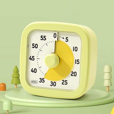 Nbdeal Learning Timer Silent 60 Minute Countdown Timer X X 4 Improve Your Concentration with Visual Time From Children To Adults - (9.5 9.5 Cm)