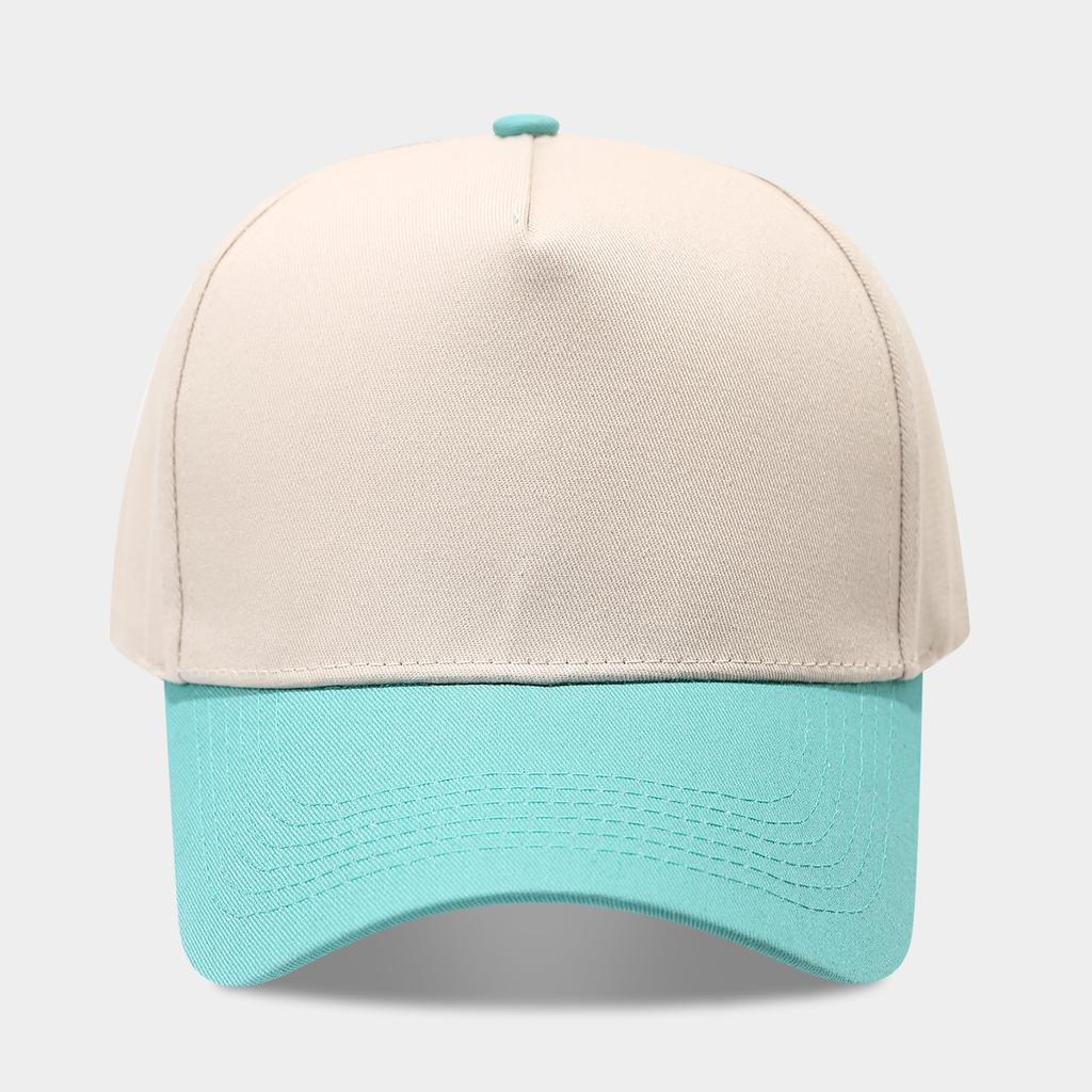 New color matching five-piece baseball cap light board truck driver hat fashion casual men's and women's sun hats tide