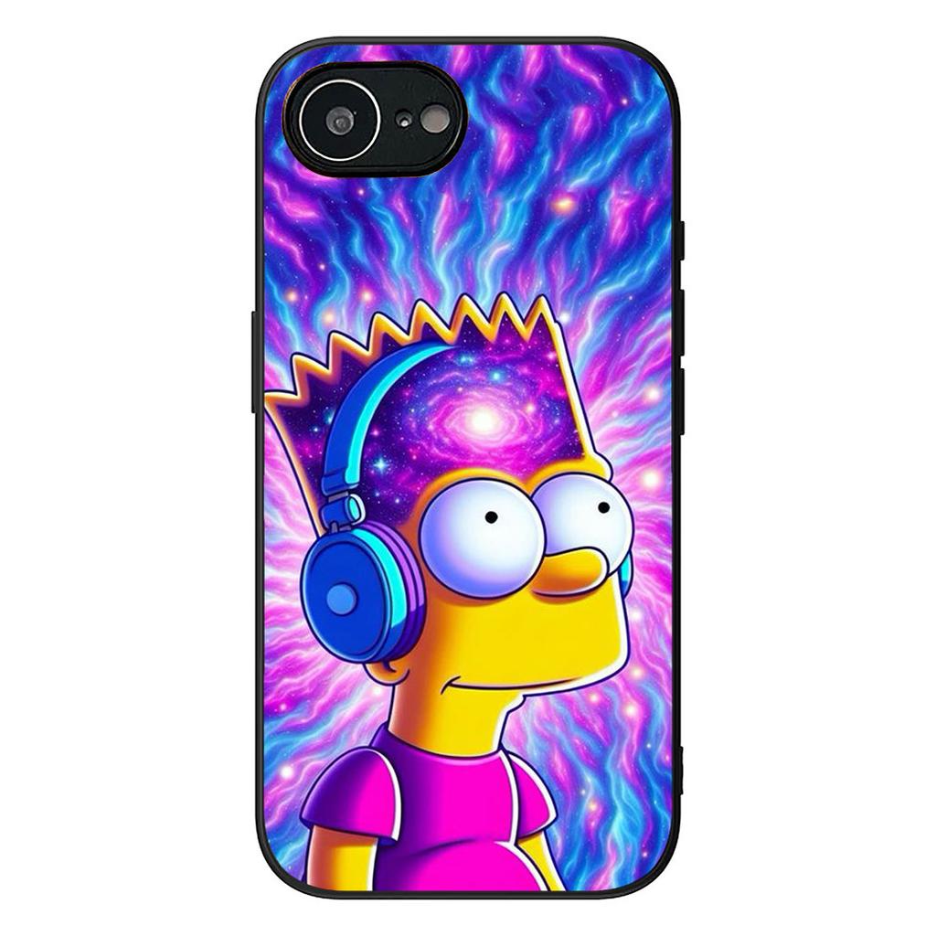 S-Simpsons Comics Bart Phone Case for Apple iPhone 12 13 Mini XS 11 Pro Max 7 8 Plus + XR 8+ X SE 2020 SE3 Protective Cover