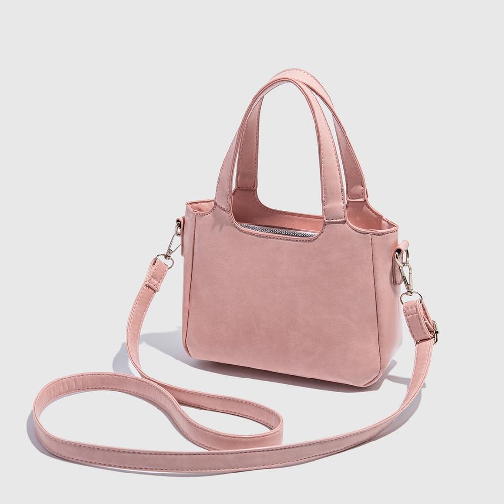 Large Capacity Pink Tote Bag for Women 2025 New Commuting Handbag Single Shoulder Crossbody Bag