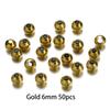 2-8Mm Stainless Steel Round Seed Big Hole Bead Loose Spacer Beads For Diy Jewelry Making Findings Supplies Accessories