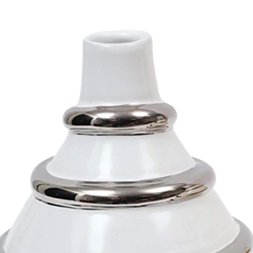 Flower Vase, Desktop Flowers Arrangement, Nordic Glossy Bud Vases Ornament for Bedroom Dining