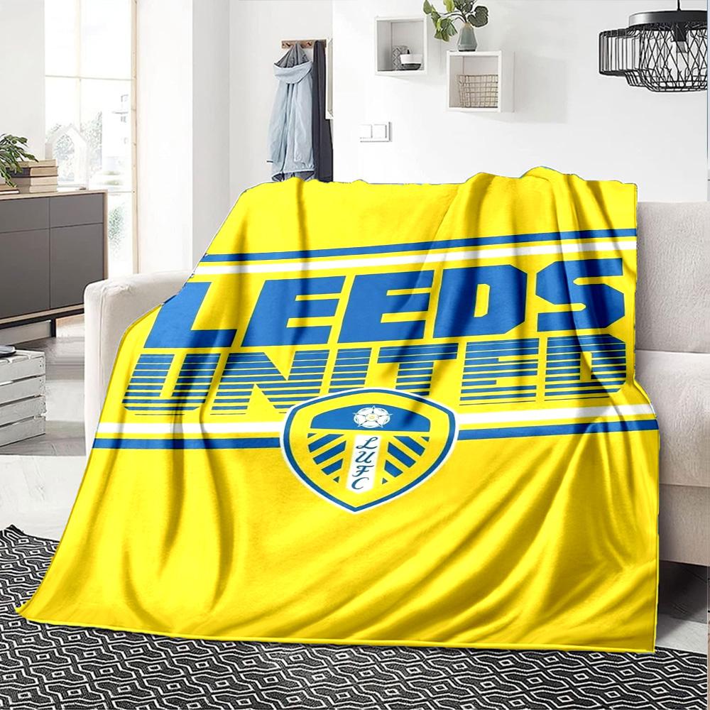 LUFC Print Flannel Blanket High Quality Warm Comfortable Cover for All Seasons Perfect for Gifts Home Decor