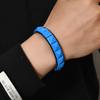 Punk Hip-Hop Square Rivets Pu Leather Bracelet For Male Female Buckle Wristband Vintage Jewelry