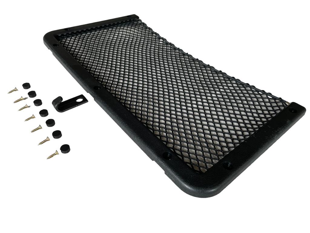 Mesh pocket elastic organizer with hook for wall 41.5 x 21.5