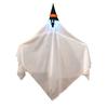 Halloween Hanging Light-up Ghosts Outdoor Flying White Cloth Ghost with Witch Hat for Front Yard Patio Lawn Garden Porch Indoor Outdoor Decoration
