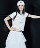 Nigaennikol Layered Frill Tulle Long Skirt_Ivory