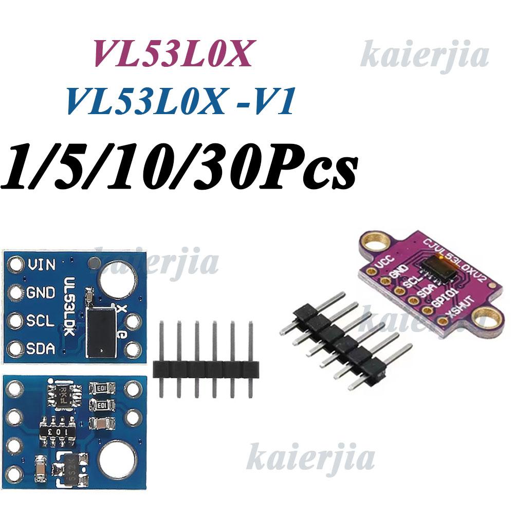 1/5/10/30Pcs VL53L0X Laser Ranging Detector Time-of-Flight Flight Time Distance Measurement Sensor Module VL53L0X-V1