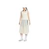 New Nike Court Slam SS25 Casual Long Skirt Women's Light Ivory White/Black HF6443-110