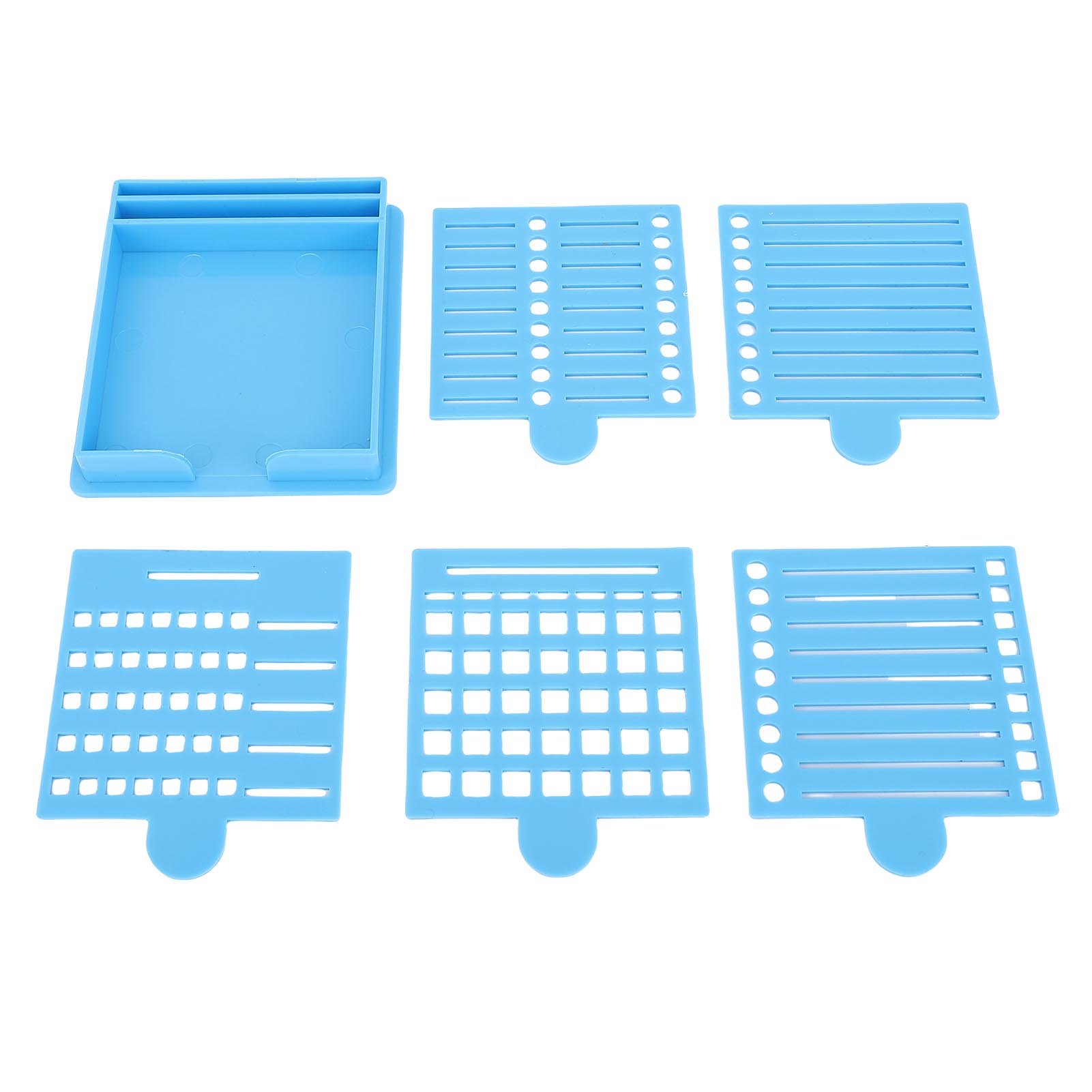 Sticky Note Stencil Reusable ABS Sticky Note Holder Memo Pad Organizer for School Office