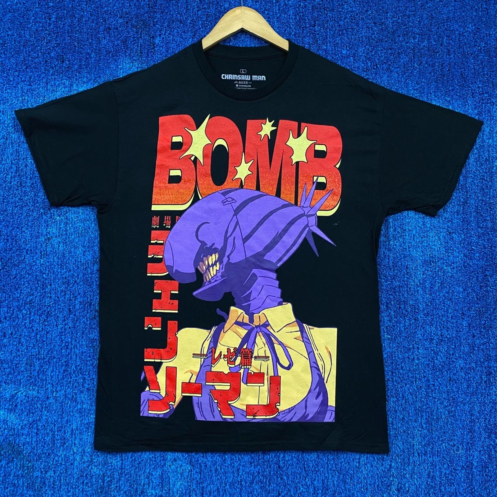 Chainsaw Man The Movie: Reze Arc Graphic Anime T-Shirt Size L XXL