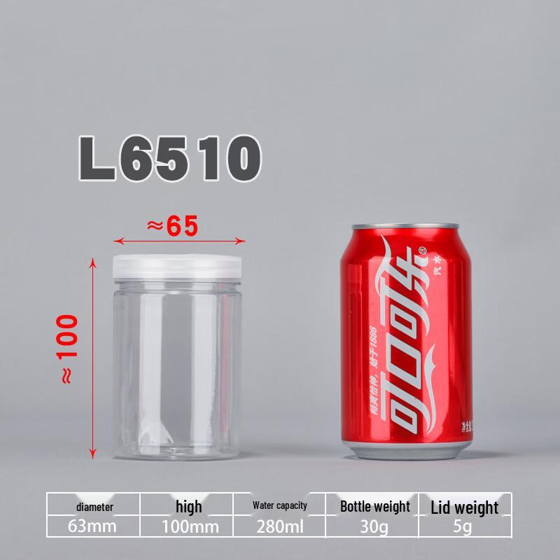 Alliance Food-Grade Transparent Plastic Storage Bottle