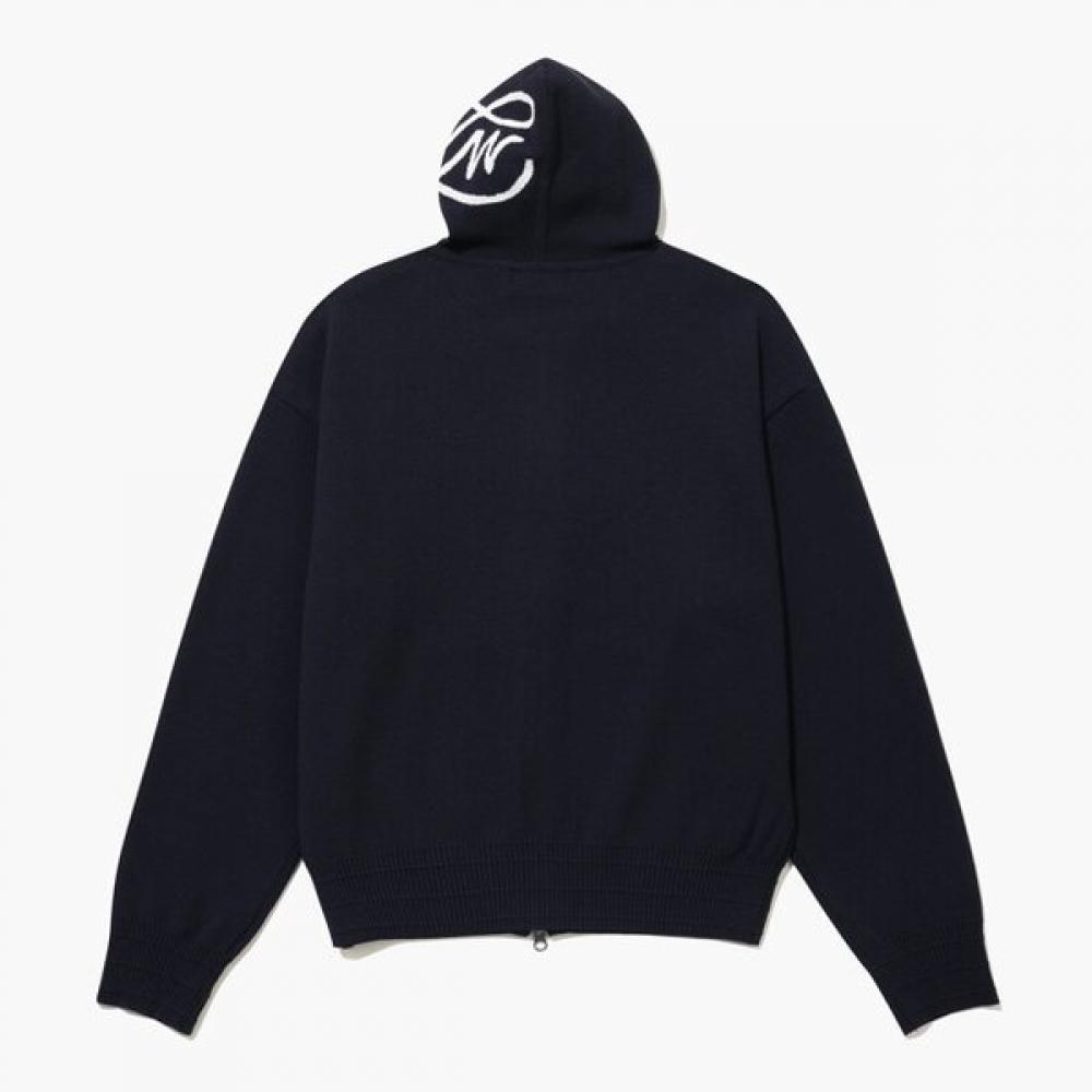 MunSingwear Women S Knit Hooded Zip Up Navy mr122lSj11