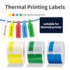 500Pcs/Roll 70*24mm Cable Labels Wire Marking Network Waterproof Thermal Printer Sticker Organizer Self-Adhesive Label Cable Tags