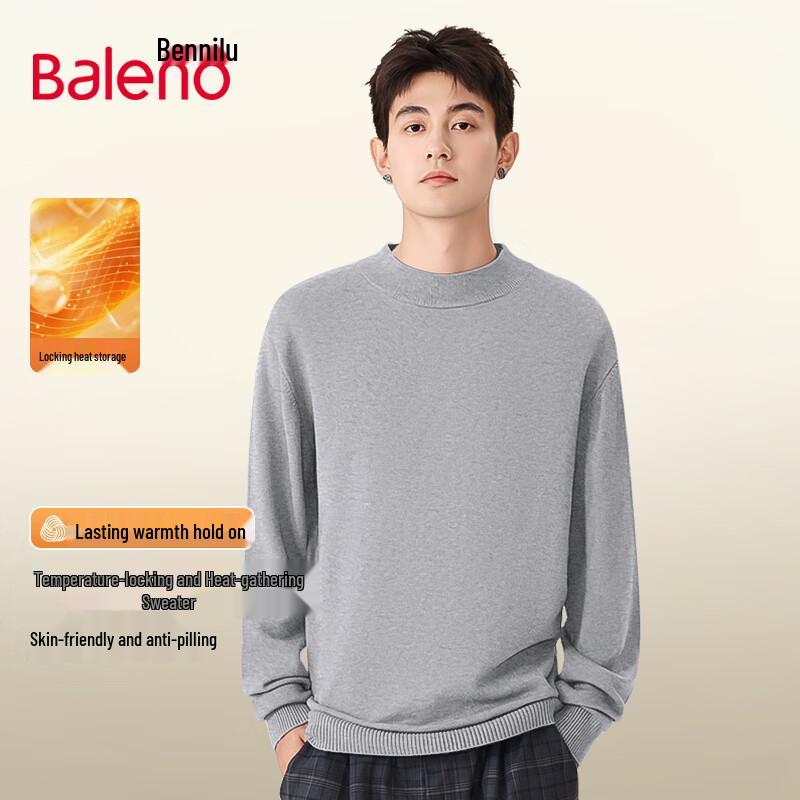 Baleno Men's Turtleneck Knit Sweater