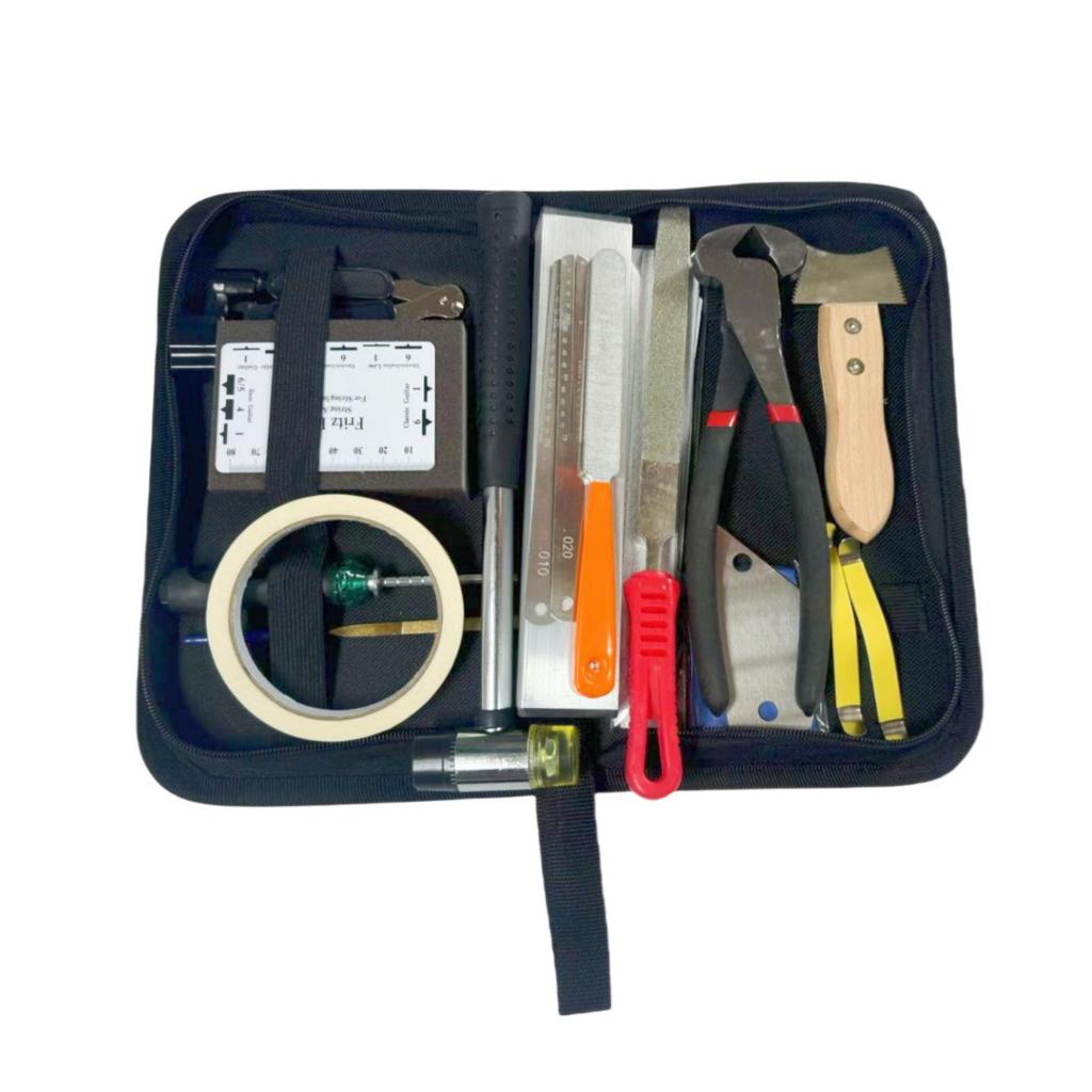 31-Piece Guitar Repair Tool Set - Includes Accessories for Guitar and Fret Installation