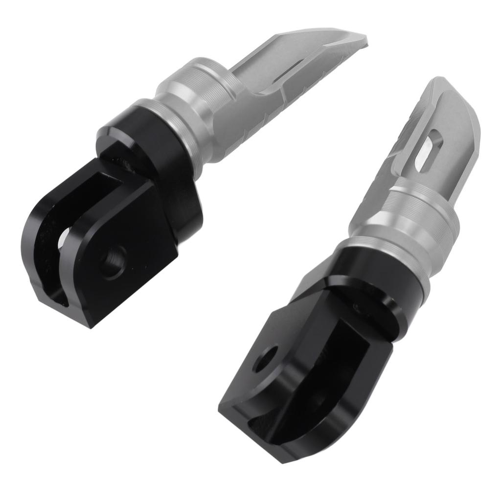 Motorcycle Front Pedals Aluminum Alloy Anti Slip Rider Footrests Pegs for VOGE 250RR 300AC 350AC 500AC 525AC Grey