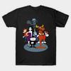 Men Black Print T-shirt Bullwinkle No-Cut Transfer Paper Print Cotton Tshirt