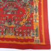 Great HERMES scarf ASTRES et SOLEILS Large shawl Red series cashmere Women Used