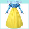Enchanting Snow White Cosplay Costume Elegant Dress For Halloween Stage Performance