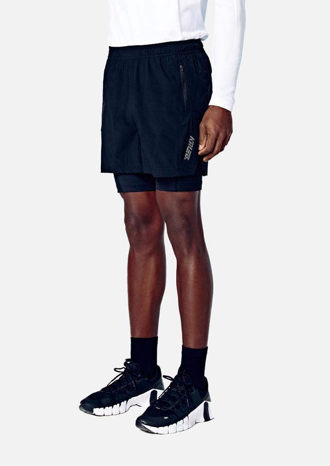 Collect Balance 5-Inch Training Two-In-One Shorts Men'S (Black)