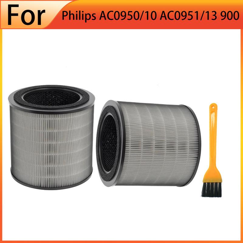 3-in-1 H13 True HEPA Filter FY0910/30 Filter For Philips AC0950/10 AC0951/13 900 Series Air Purifier, Replacement Spare Parts
