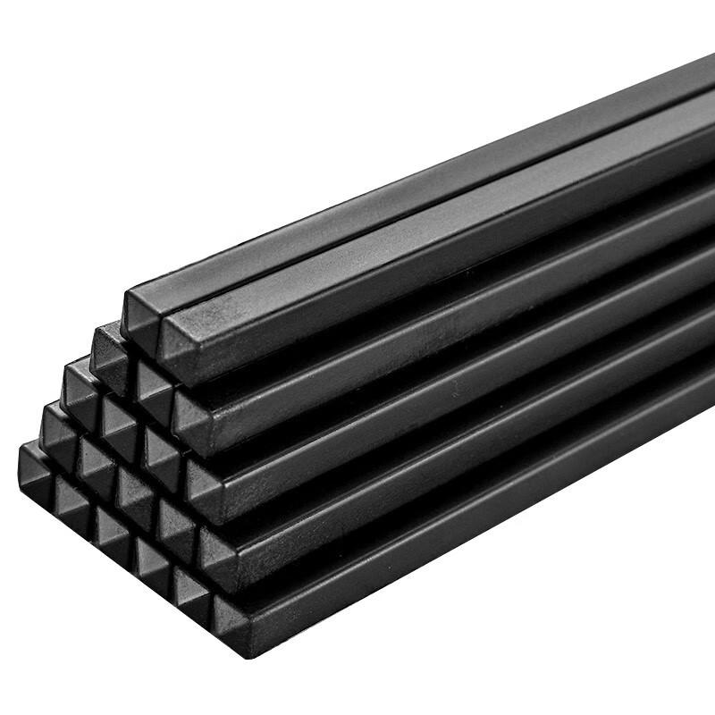 Commercial Frosted Black Alloy Chopsticks