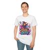 Fantasy Wizard Flying Fish Dreamlike Cartoon Magic Unisex Softstyle T-Shirt