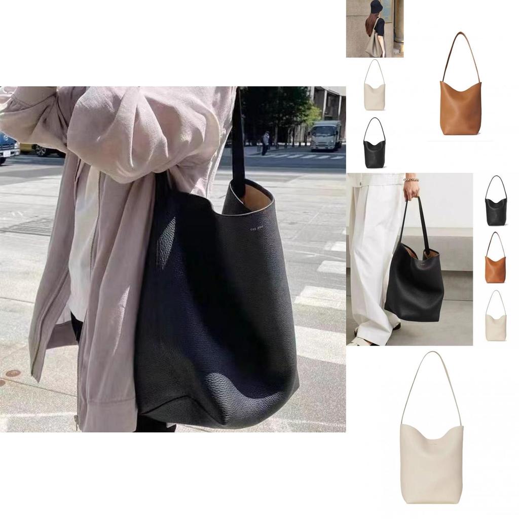 Elegante Borsa a Secchiello The Row in Vera Pelle per un Uso Quotidiano alla Moda