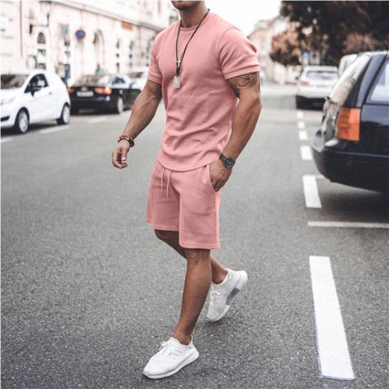 2024 Men's Trendy Summer Short Sleeve & Shorts Set - Casual Sportswear
