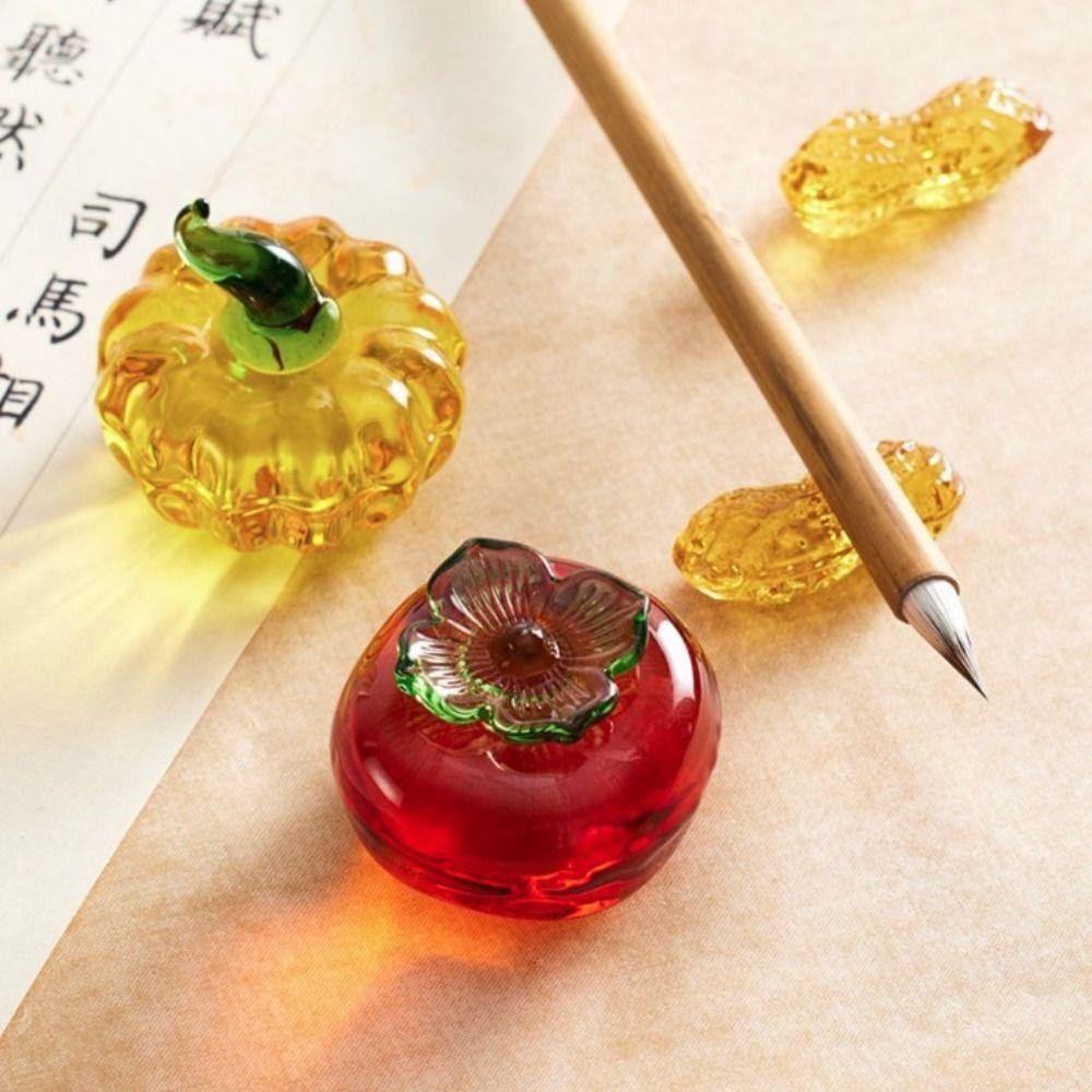 Traditional Crystal Glass Paperweight Drawing Calligraphy Accessories  Art Supplies