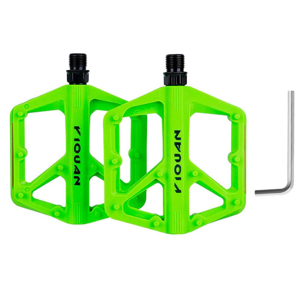 YIQUAN 10EE0052 1 Pair Mountain Bike Nylon Pedals Road MTB Bike MTB Anti Slip Bearing Cycling Foot Pedal B