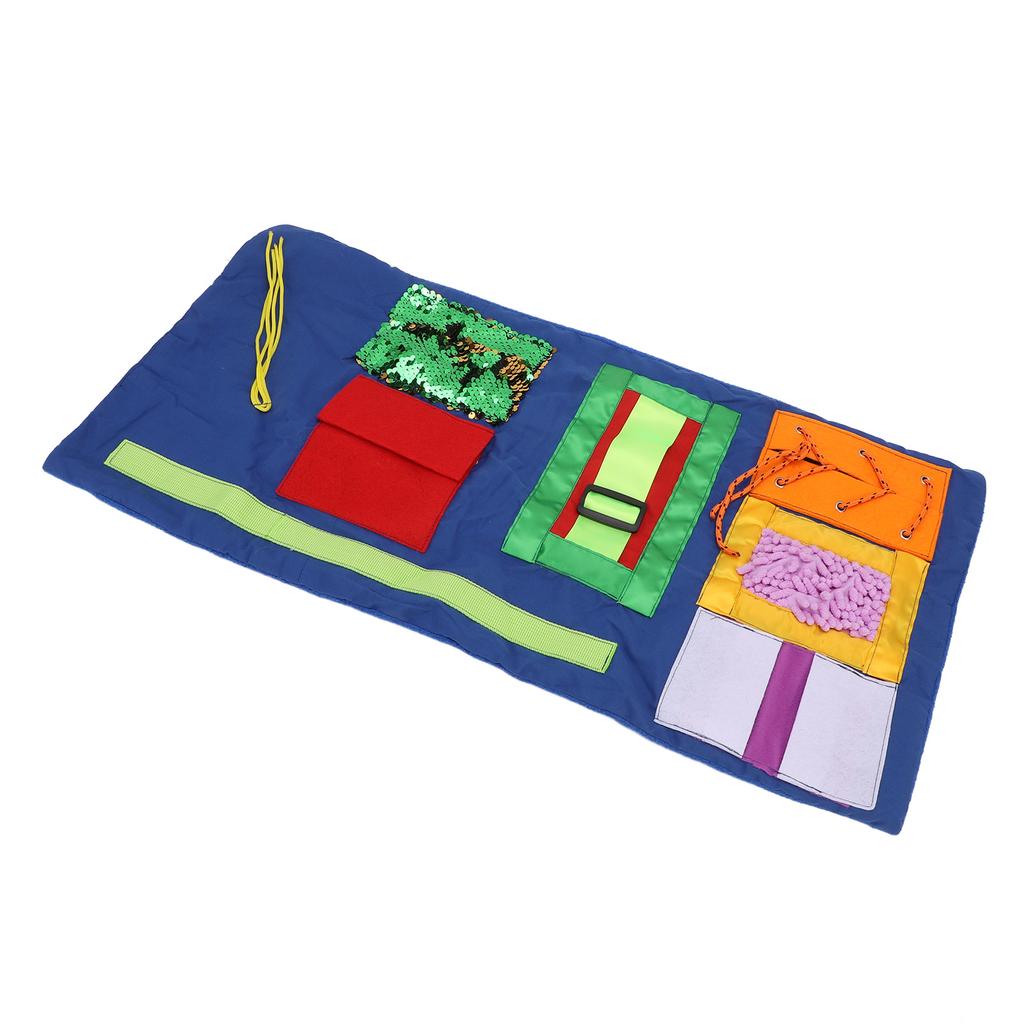 Sensory Blanket for Dementia Alzheimers Improves Mental Stimulation Anxiety Relief Roll Up Autistic Activity Blanket