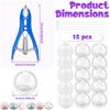 DIY Blank Stress Ball Making Kit Anxiety Relief Toy Handmade Squishy Stress Balls Empty Squeeze Ball Decorative Balls Party Gift