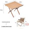 OEING Outdoor Folding Camping Table and Chair Set