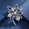 Temperament Hibiskus Hochwertig Weiblich Retro Blumen-Sinn Brosche