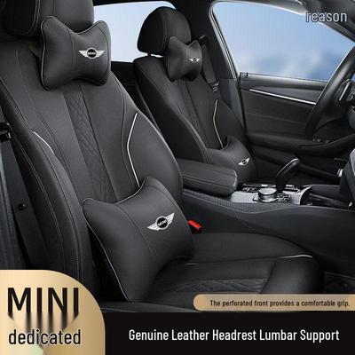 BMW Mini Headrest Lumbar Support & Neck Pillow for Cooper F54 F55 F56 F60 - Interior Decoration
