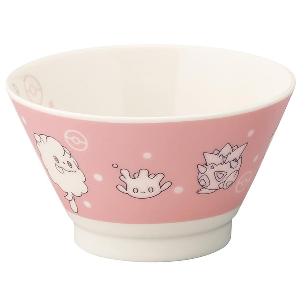 Yamaka Shoten Rice 12 X Fairy Type Series "Pokémon" Bowl, Approx. 7cm, 360ml, Style, Pokémon Merchandise, Tableware, 3, Pink, PM271-351