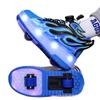 Boys' Light-Up Two-Wheel Roller Shoes & Ice Skates Combo
