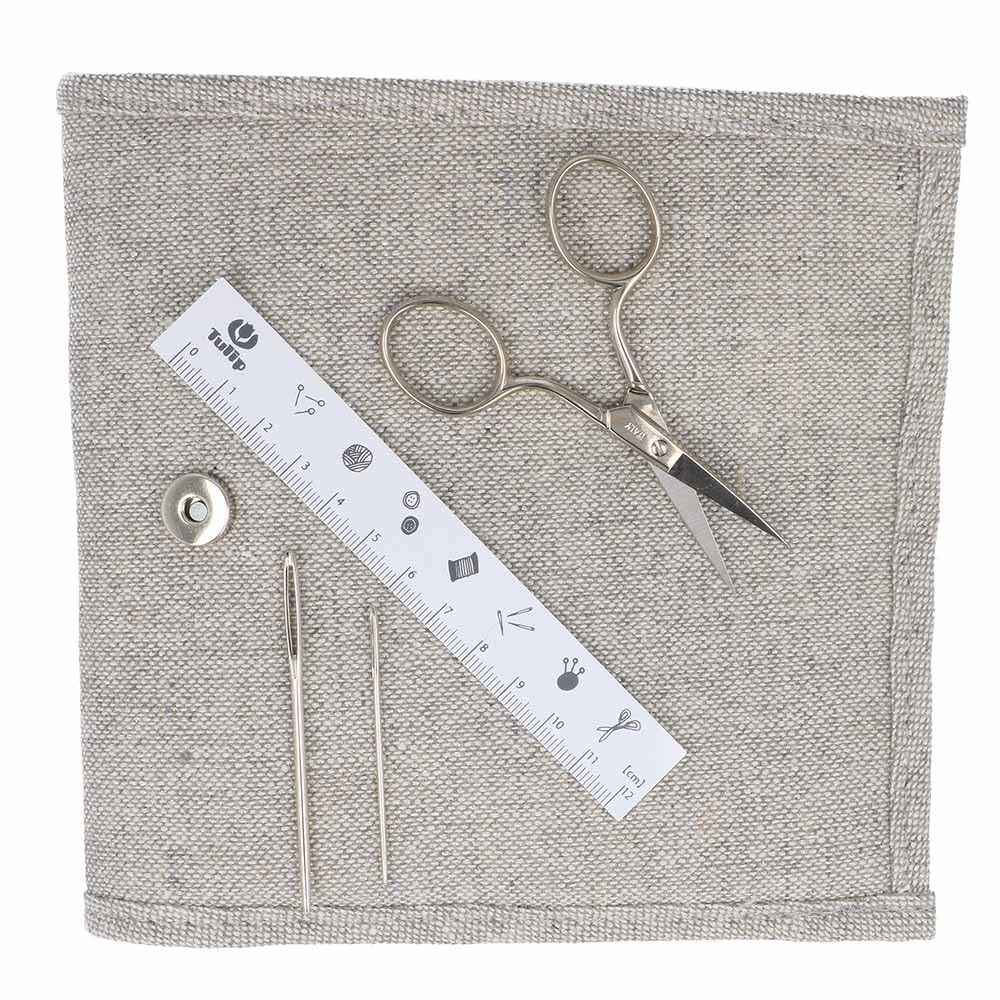 Tulip ETIMO Patterned Crochet Hook Royal Silver Set, TES-001