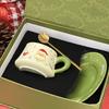 Caneca de Cerâmica para Café Desenho Animado de Natal - Lindo Presente Souvenir