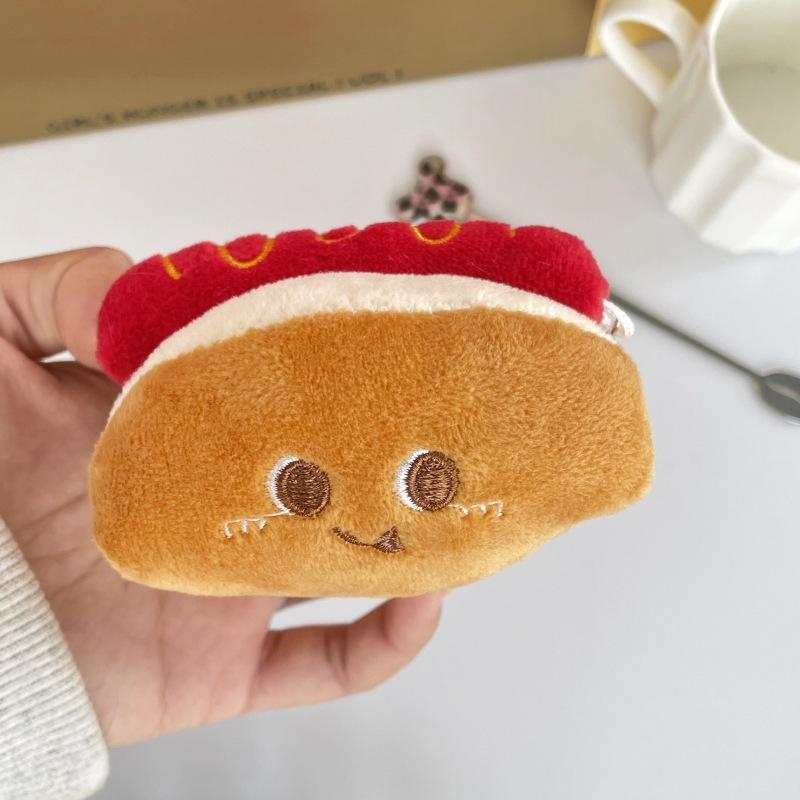 Cute Plush Food Doll Fun Simulated Cake Doll Eggplant Pendant Bag Hanging Decoration Sushi Doll Gift